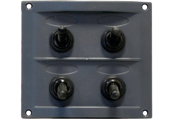 Allpa Kunststof schakelpaneel  12V  4-schakelaars