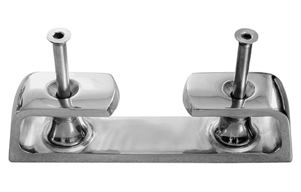 Allpa RVS Verhaalklamp met geleiderollen afm. 40x205x55mm Lijn Ø16-22mm