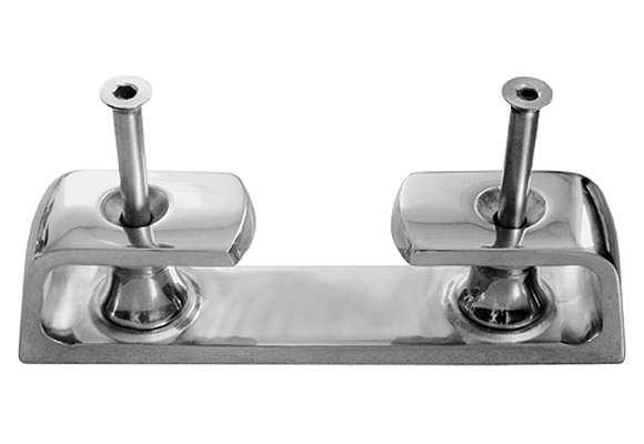 Allpa RVS Verhaalklamp met geleiderollen  afm. 40x205x55mm  Lijn Ø16-22mm