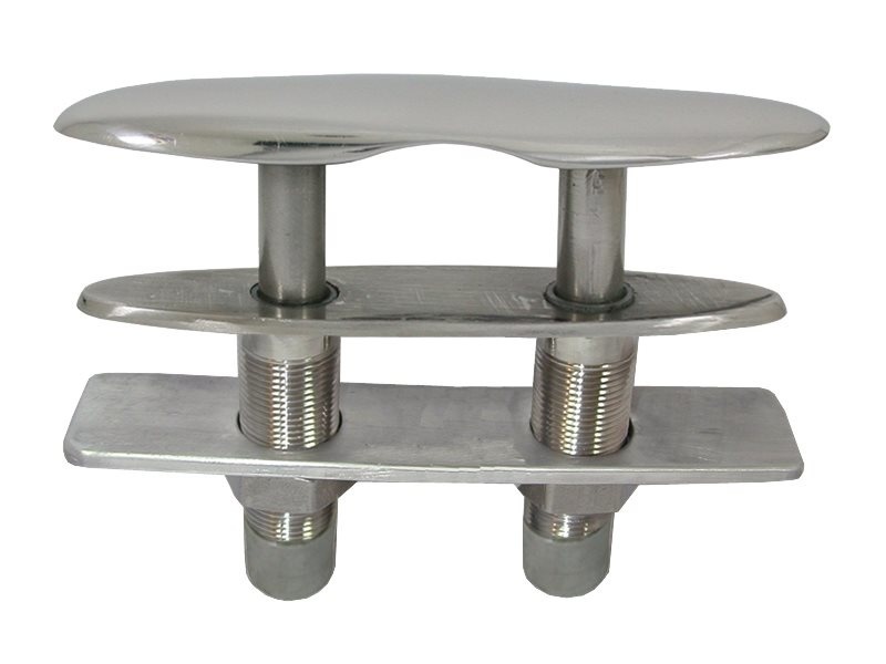Allpa RVS Verzinkbare klamp A=108mm B=28mm C=50mm D=45mm E=19mm F=19mm