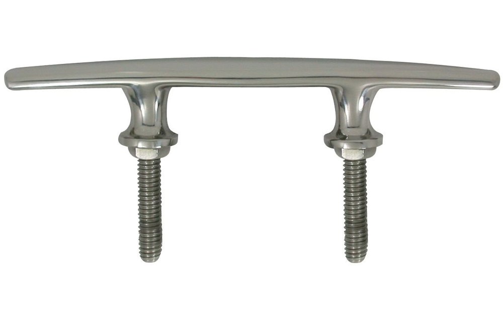 Allpa RVS Klamp boutmontage A=254mm B=31mm C=105mm D=62mm