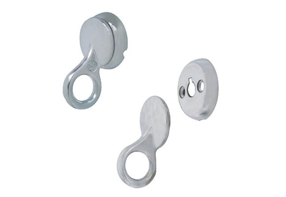 2 stuks RVS Fenderooghaakset  voor fenders