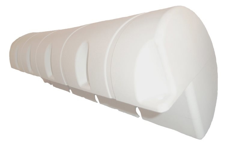 Allpa Dockfender 1000x190x190mm 3 6kg wit (maat 1)