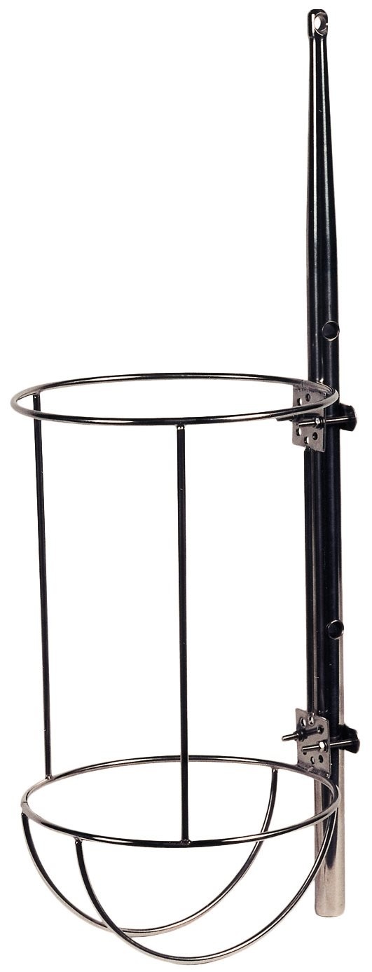 Allpa RVS Fenderhouder  recht model voor 1 stootwil  A=235mm  B=415mm (Majoni 4)