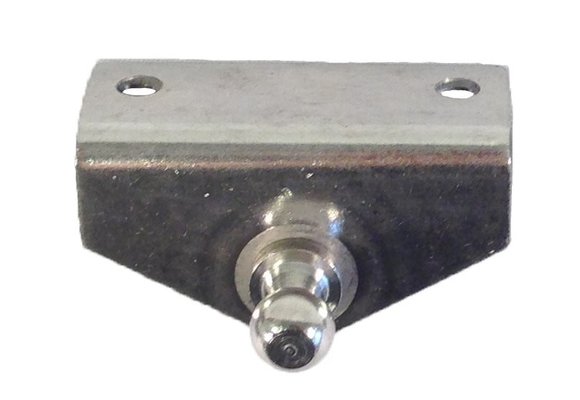 Nautalift  RVS 90° houder met 10 mm kogelaansluiting