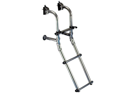 Allpa RVS Klapbare zwemtrap  3-treden