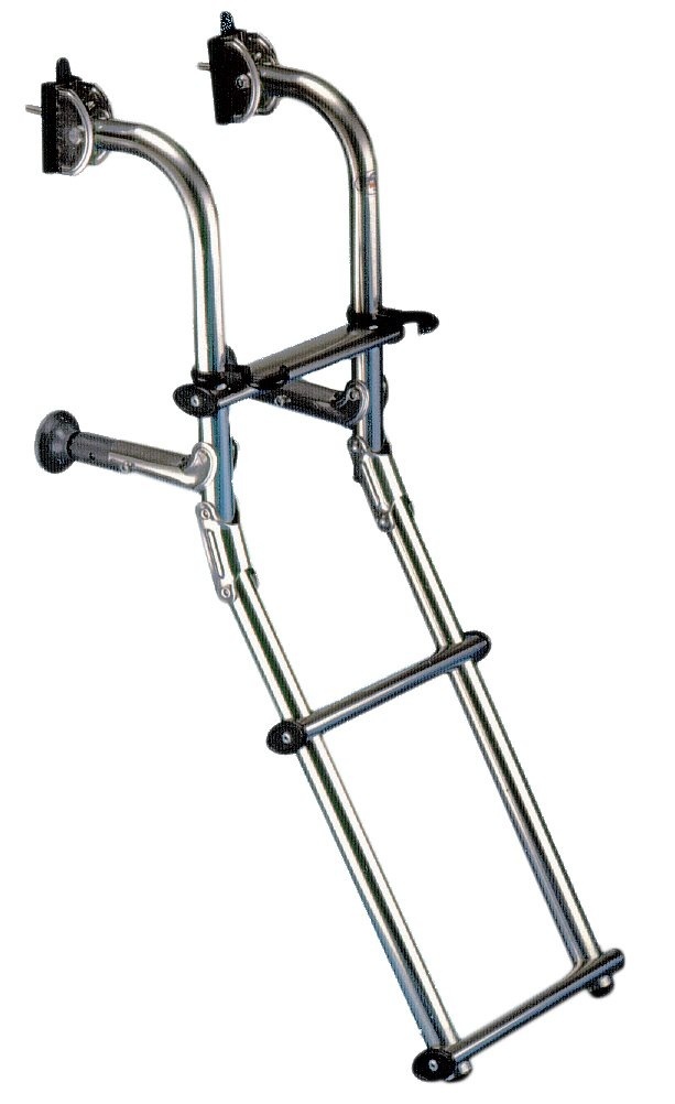 Allpa RVS Klapbare zwemtrap  3-treden