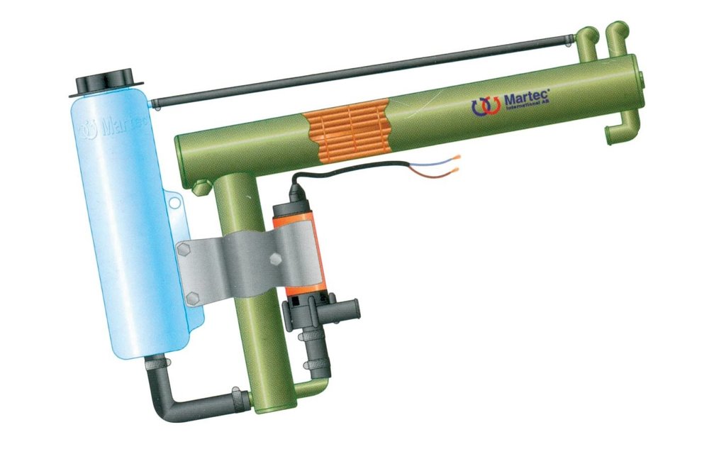 Martec Warmtewisselaar voor dieselmotor Volvo MB10 (901-1009)