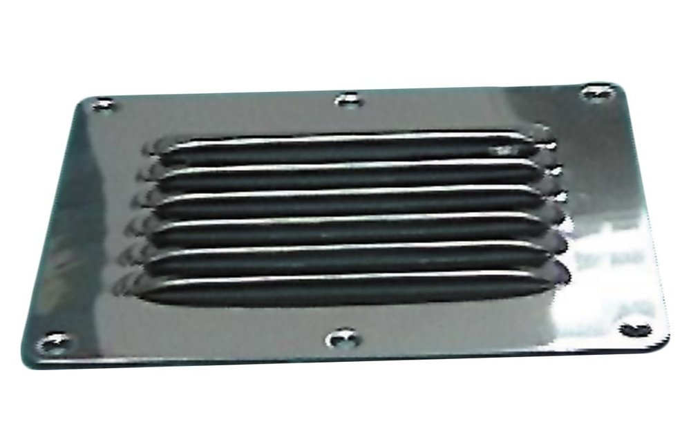 Allpa RVS Ventilatierooster Louvre 127x115mm