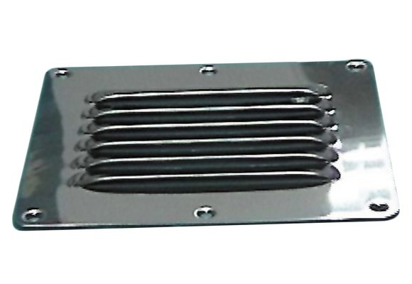 Allpa RVS Ventilatierooster Louvre  127x115mm