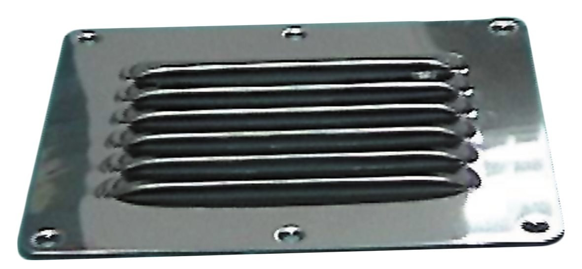 Allpa RVS Ventilatierooster Louvre  127x115mm