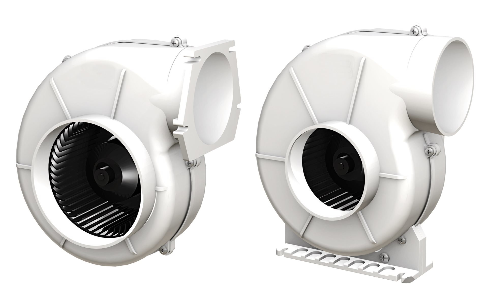 Johnson Pump Afzuigventilatoren voor motorruimtes  Air-V 3-280  24V  2 5A  280m³/h  flensmontage