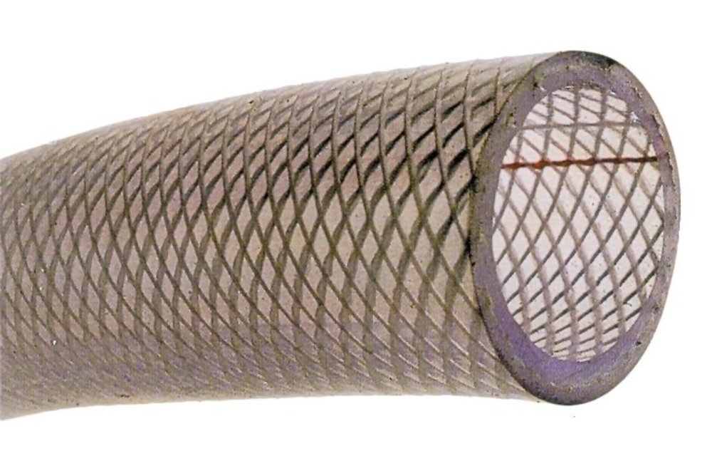 Allpa PVC Koudwaterslang transparant met polyester inlage Ø15x22mm -20ºC tot +60ºC max.14bar 20ºC