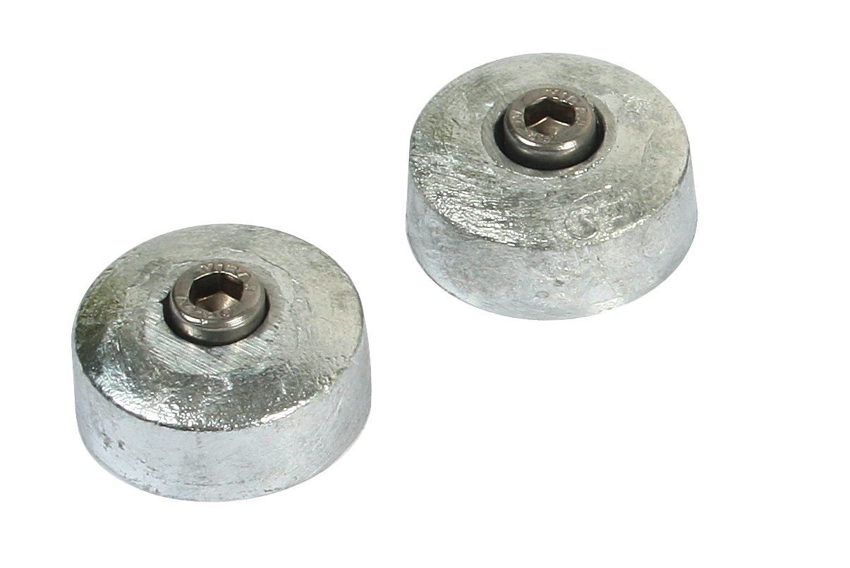 Flex-O-Fold - Zink anode kit (2x) voor 2-blads klapschroef