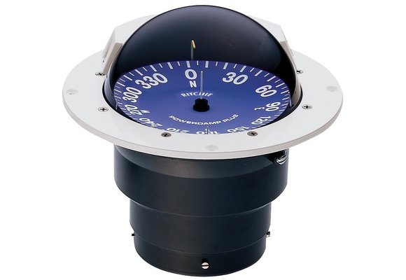 Ritchie Kompas model Supersport SS-5000W  12V  inbouwkompas  roos Ø127mm / 5º  wit