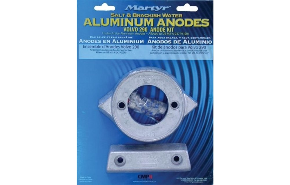 Allpa Aluminium Anode kit Volvo 290