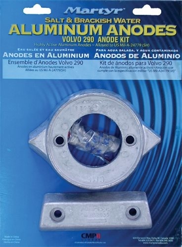 Allpa Aluminium Anode kit Volvo 290