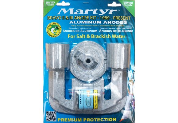 Allpa Aluminium Anode kit Bravo-2 & 3 (1989)