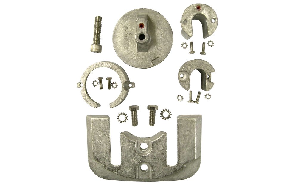 Allpa Aluminium Anode kit Navalloy Bravo-1 1988 - Present