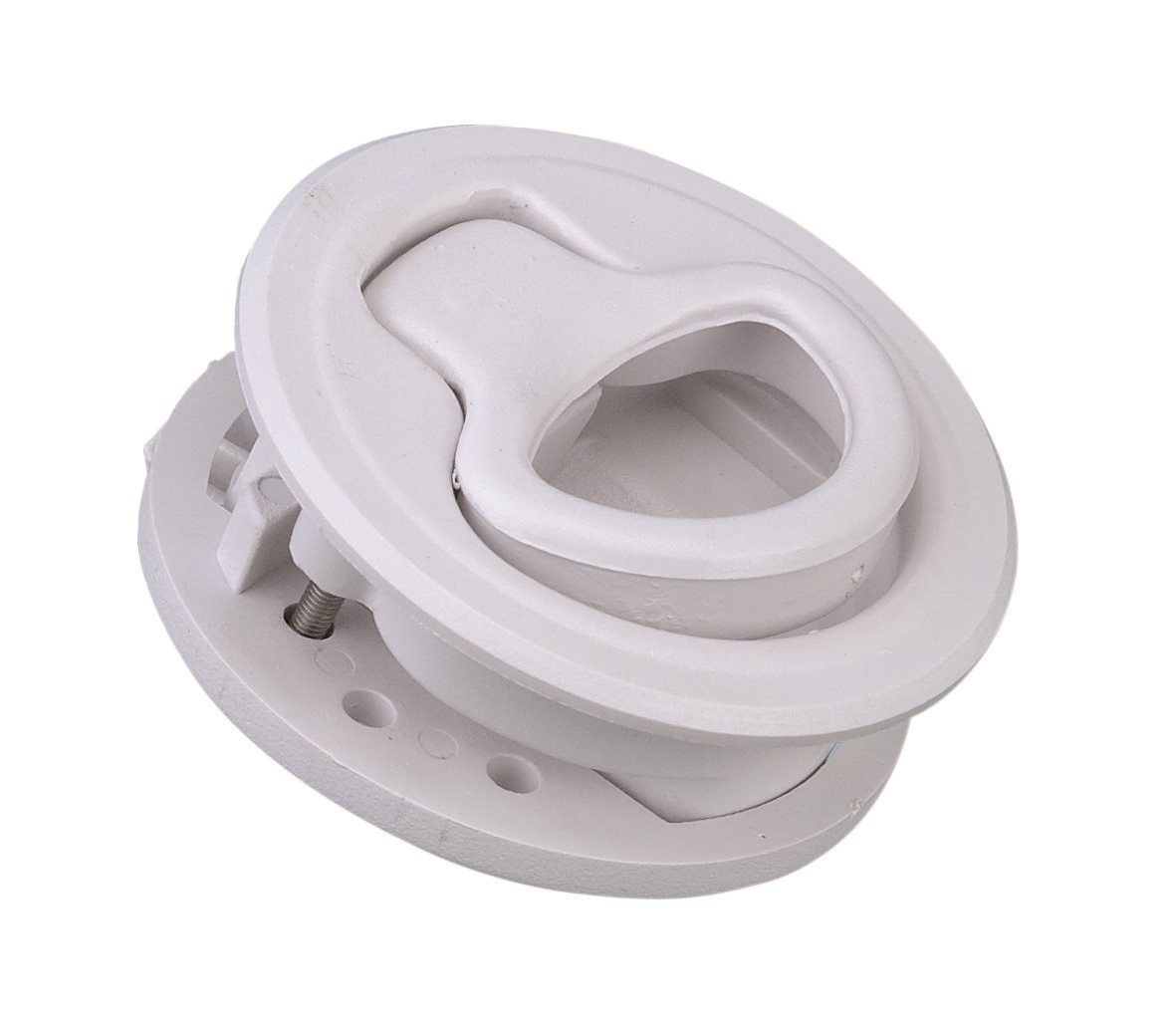 Allpa Kunststof Luik-/deursluiting  Ø60mm  gatmaat Ø50mm  wit