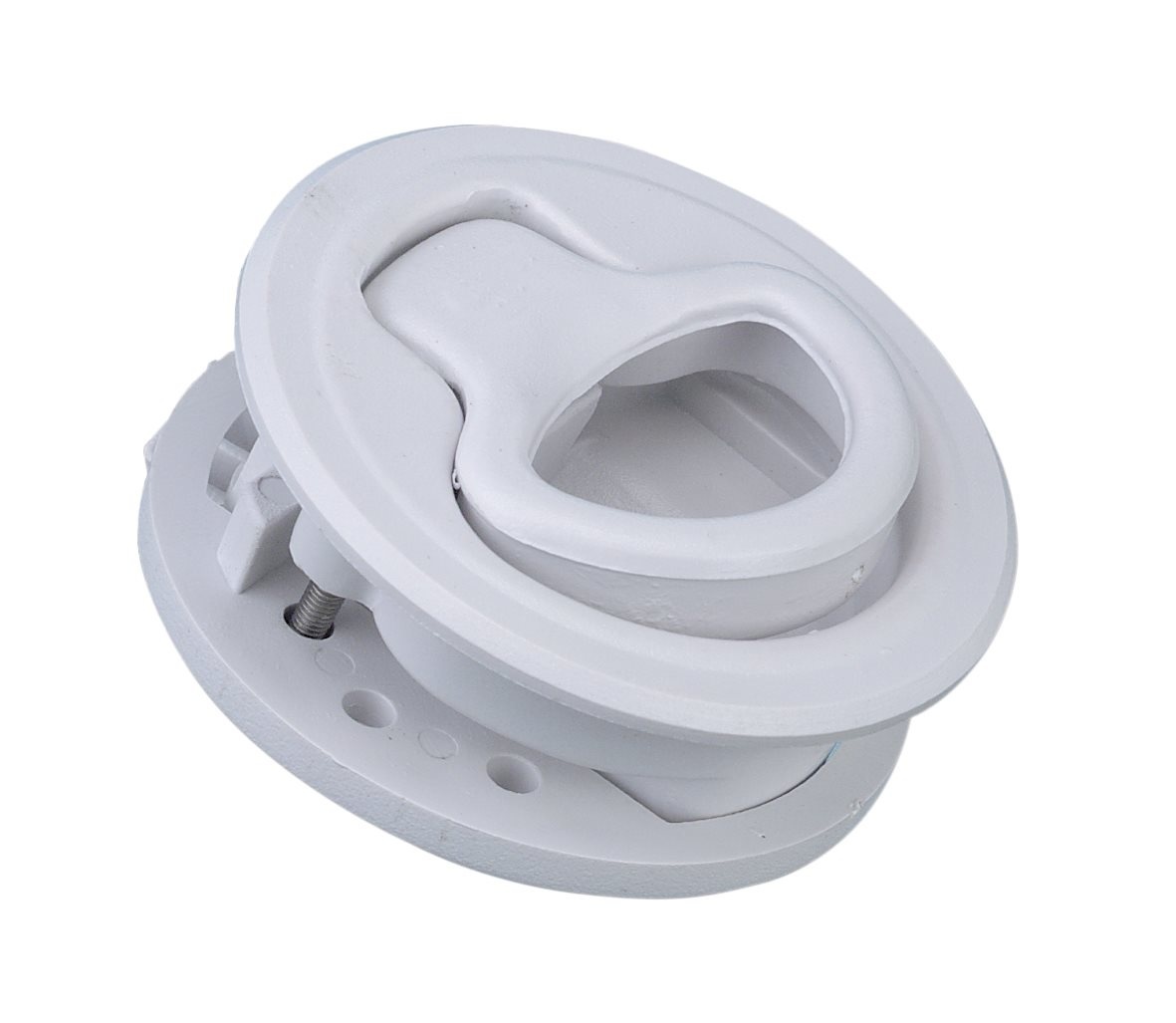 Allpa Kunststof Luik-/deursluiting  Ø60mm  gatmaat Ø50mm  wit