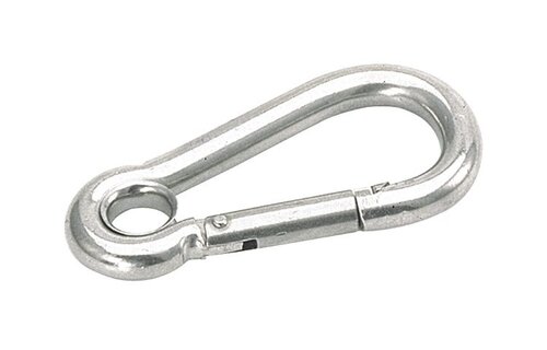 Talamex karabijnhaak met RVS oog