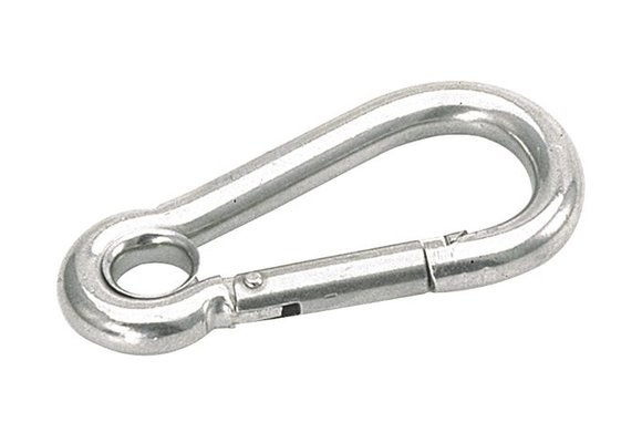 Talamex karabijnhaak met RVS oog
