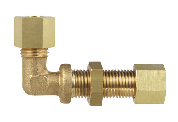 Messing kopppeling schotdoorvoer haaks