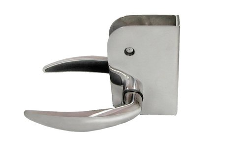 Allpa RVS Magnetische deurklink met slot (zonder sluitplaat)