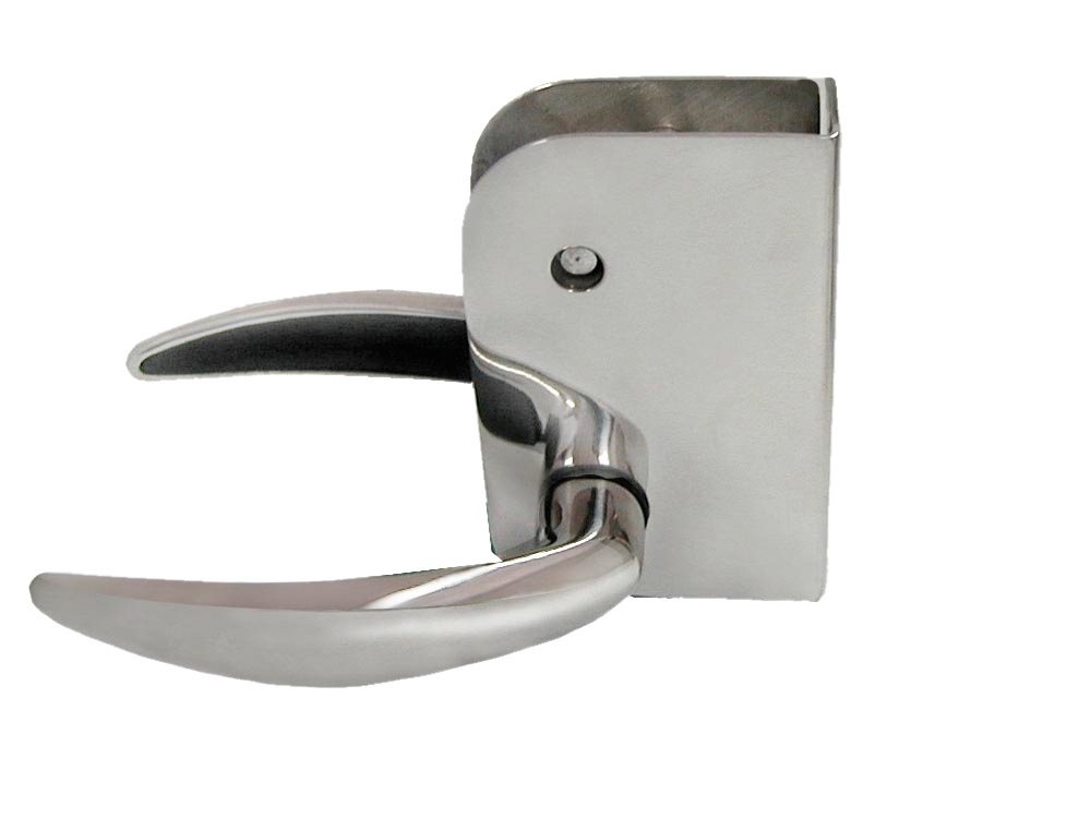 Allpa RVS Magnetische deurklink met slot (zonder sluitplaat)