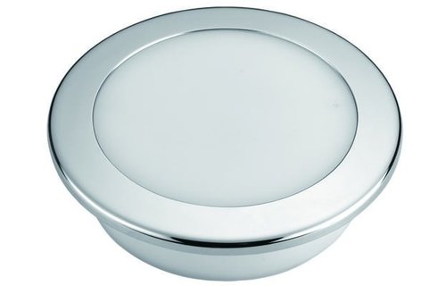 Allpa Kunststof LED-plafondlamp met RVS ring  inbouw  12V/7 5W  LED 16x 5Ø