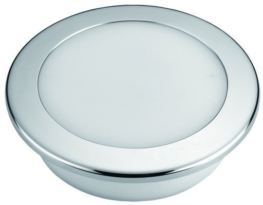 Allpa Kunststof LED-plafondlamp met RVS ring  inbouw  12V/7 5W  LED 16x 5Ø