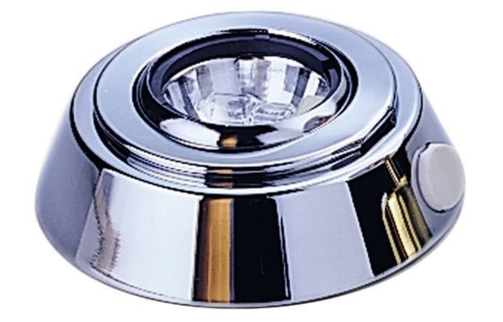 Allpa Messing-Verchroomde LED-plafondlamp  opbouw  12V  LED 6x0 3W  H=36mm  warm white