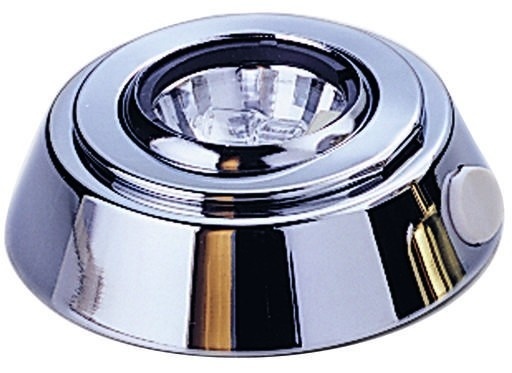 Allpa Messing-Verchroomde LED-plafondlamp  opbouw  12V  LED 6x0 3W  H=36mm  warm white