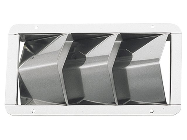 Louvre ventilatierooster RVS
