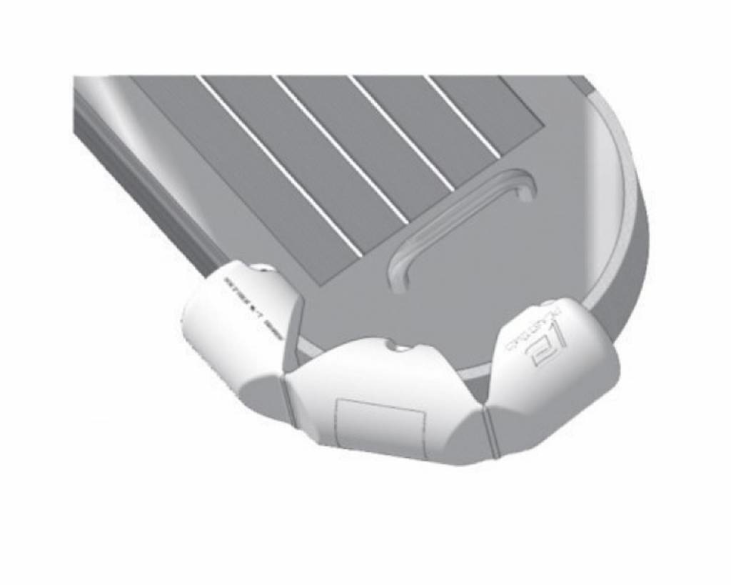 Steigerfender Hoekmodel | Wit