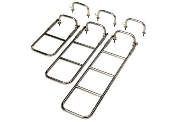 RVS zwemtrap scharnierend