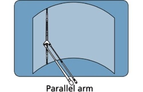 Roca Parallelarm W10/12 - 324-462mm 304SS Electro Polished