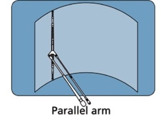 Roca Parallelarm W10/12 - 324-462mm 304SS Electro Polished