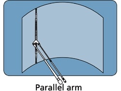 Roca Parallelarm W10/12 - 324-462mm 304SS Electro Polished