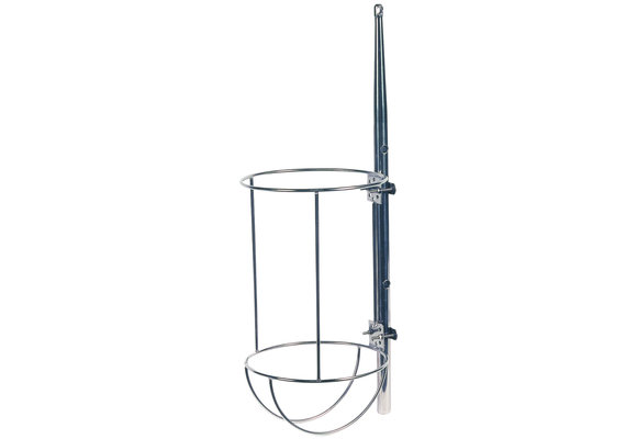 Allpa RVS Fenderhouder  recht model voor 1 stootwil  A=175mm  B=375mm (Majoni 3)
