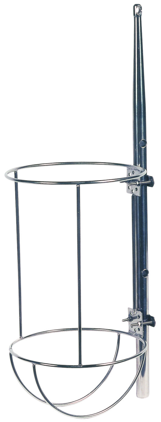 Allpa RVS Fenderhouder  recht model voor 1 stootwil  A=175mm  B=375mm (Majoni 3)