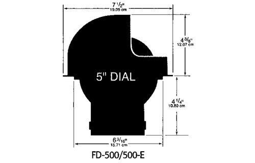 Ritchie Kompas model Globemaster FD-600-P  12/24/32V  inbouw  Ø152 4mm / 2 of 5º  RVS (motor)