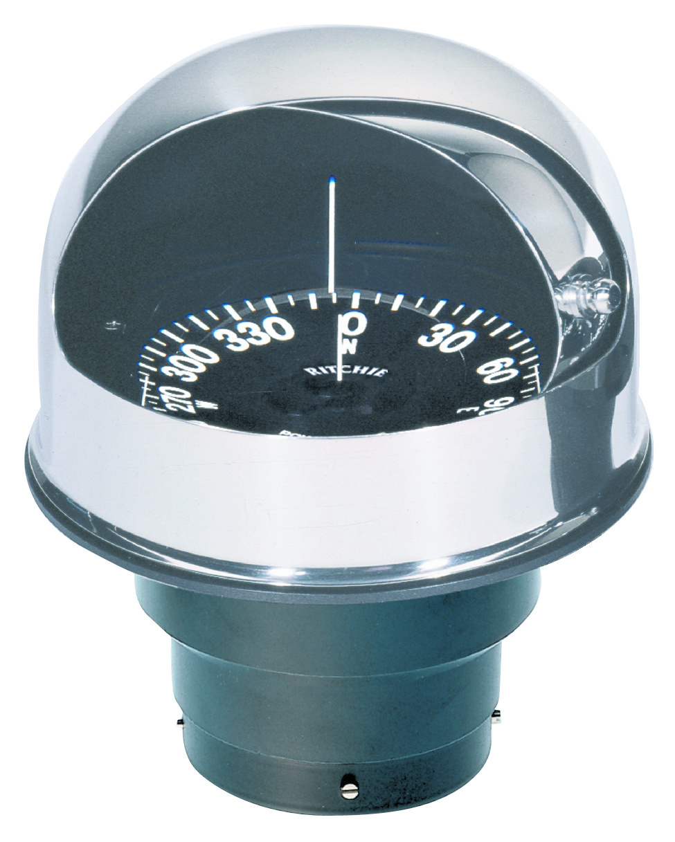 Ritchie Kompas model Globemaster FD-600-P  12/24/32V  inbouw  Ø152 4mm / 2 of 5º  RVS (motor)