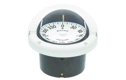 Ritchie Kompas model Helmsman  HF-743  12V  inbouwkompas  roos Ø95mm / 5º  zwart