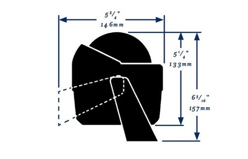 Ritchie Kompas model Helmsman  HB-741  12V  beugelkompas  roos Ø93 5mm / 5º  zwart