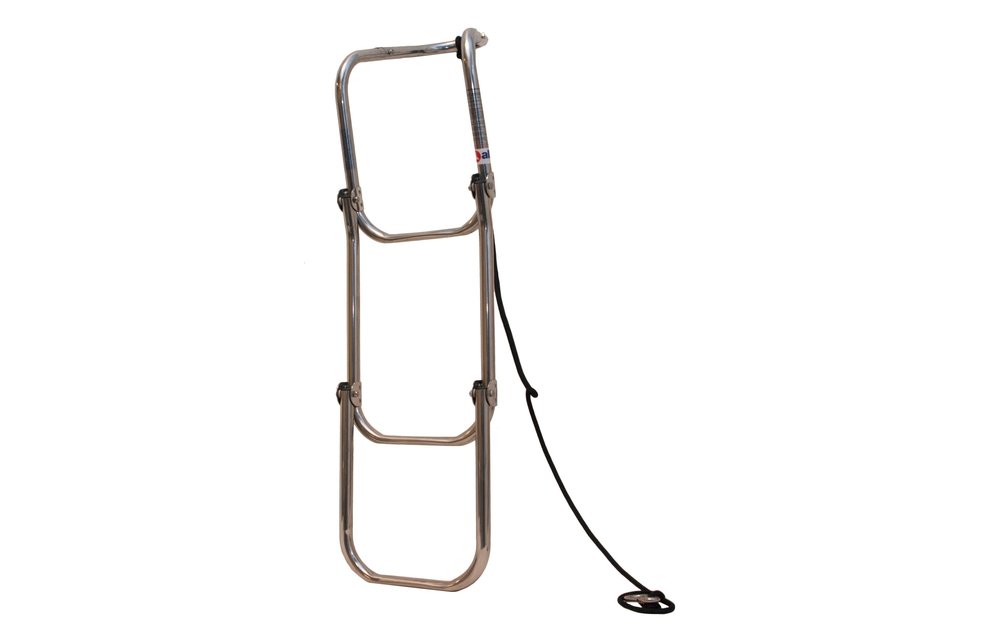 Opvouwbare  RVS 3-traps zwemtrap