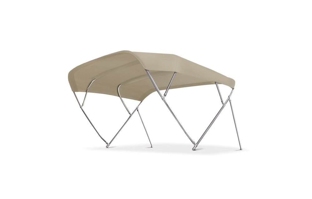 Zonnetent type Fly Inox; Beige; 170 x 156 x 252cm