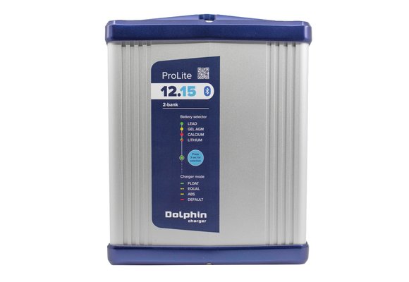 Allpa Dolphin Prolite acculader IP65   12V 15A   2x out