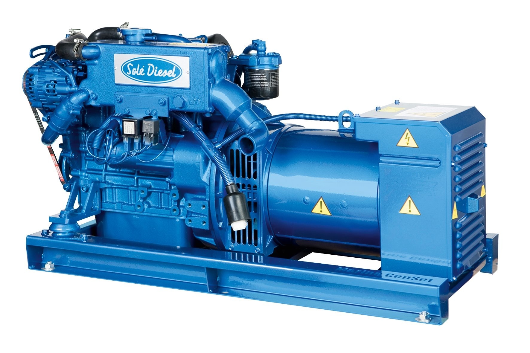 Solé Scheepsgenerator Mini 33 model 11 GT  10 5kVA-8 4kW  3-fase  1500 omw./min